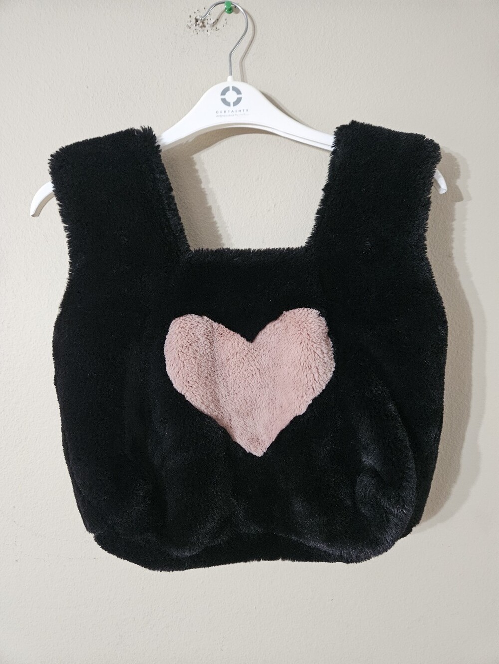 3 AM Forever Plush Heart Tote Bag